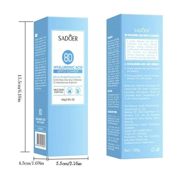 Sadoer 8D Hyaluronic Acided Gentle Cleanser Milk 100g