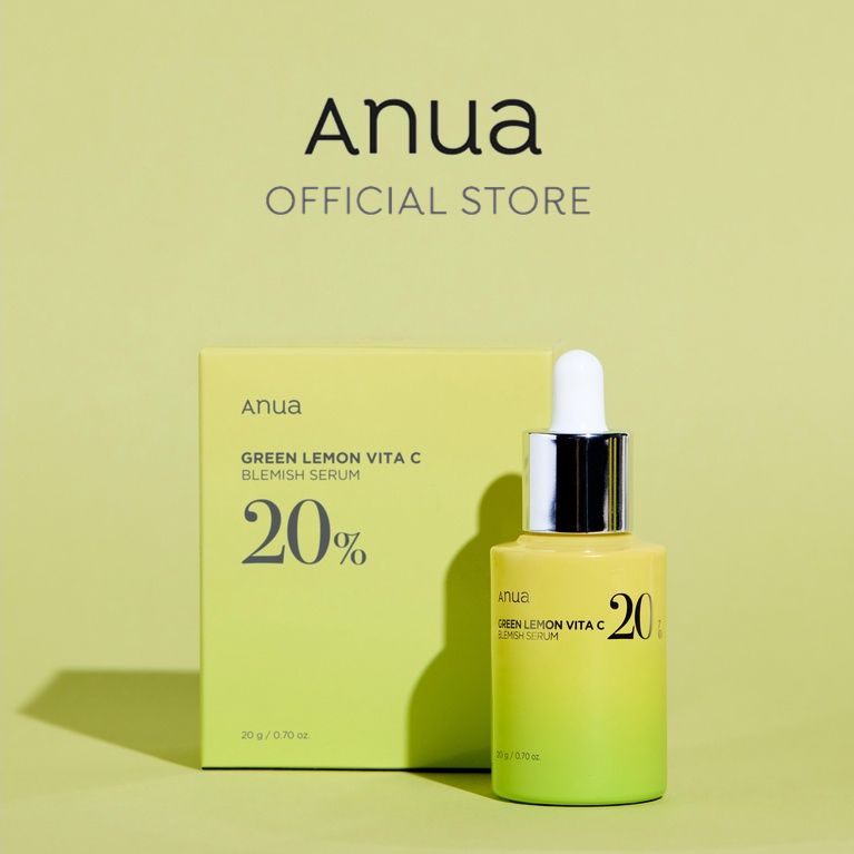 Anua Green Lemon Vita C Blemish Serum 20%, 0.70 fl oz (20 g)