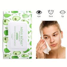 Miss Rose Avocado Makeup Remover Wipes