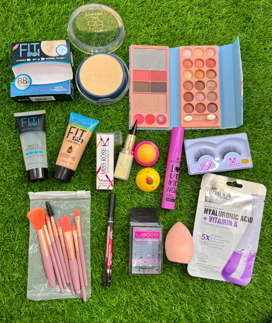 “All-in-One Beauty Deal” – From base to bold liner, everything is included.