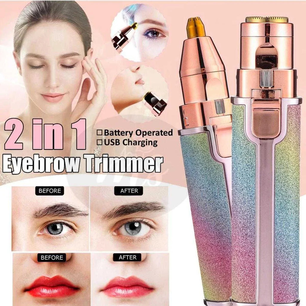 2-in-1 Electric Eyebrow Trimmer - Precision