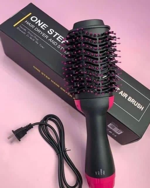 Hot Hair Dryer Air Brush Straightener & Volumizer, Professional One-Step Hot Air Brush with Enhanced
