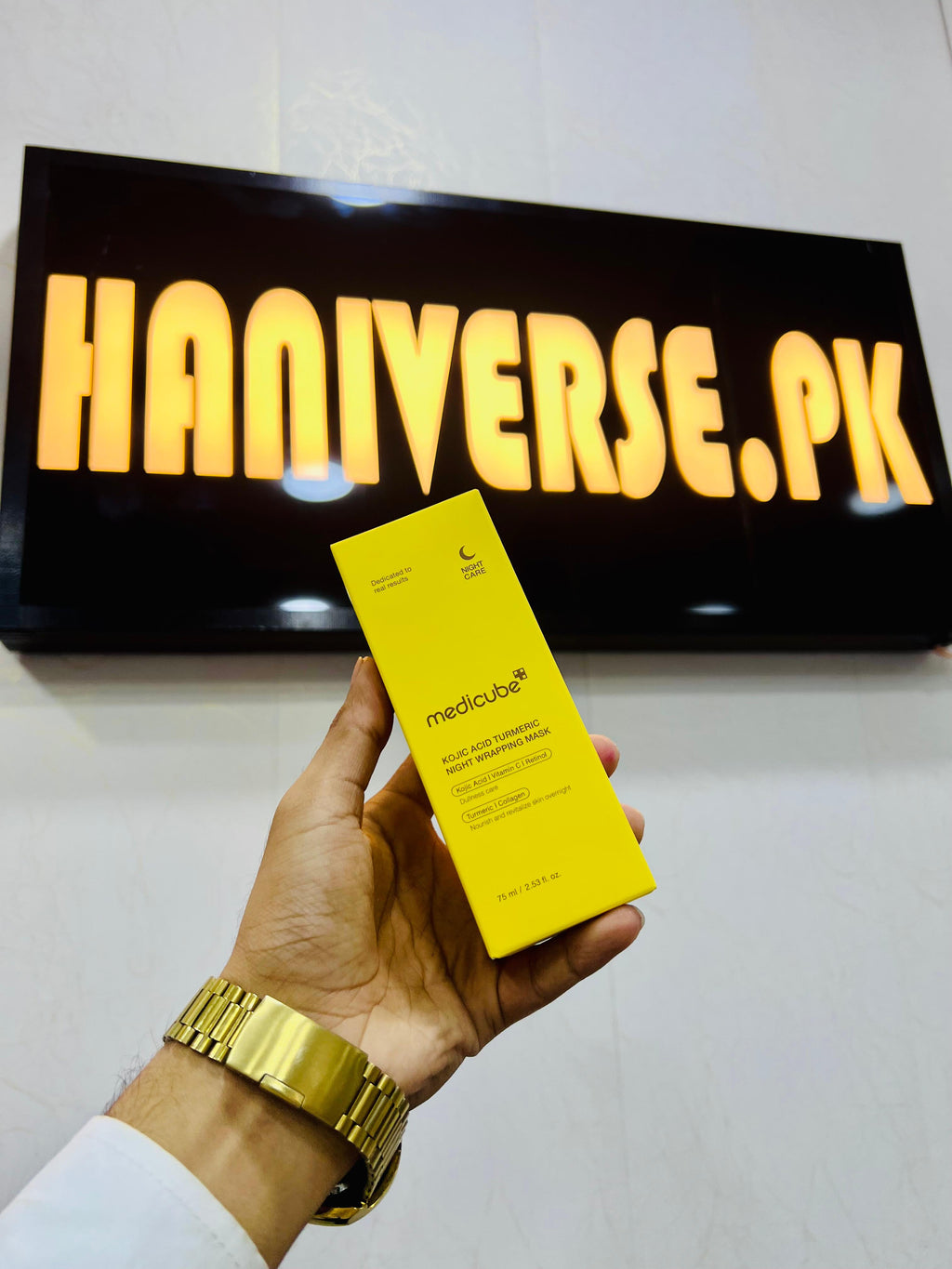 MEDICUBE - Kojic Acid Turmeric Night Wrapping Mask - 75ml