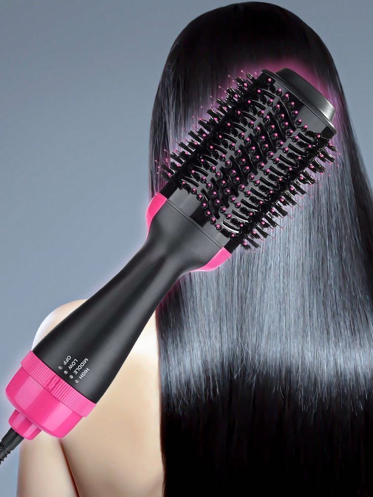 Hot Hair Dryer Air Brush Straightener & Volumizer, Professional One-Step Hot Air Brush with Enhanced