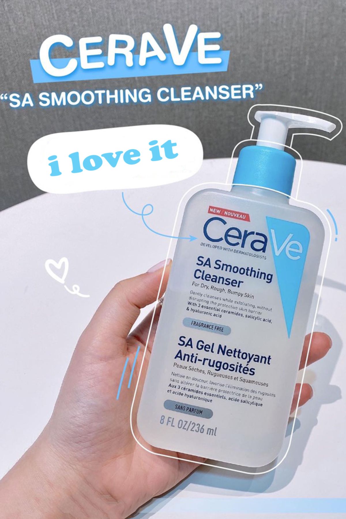 CeraVe SA Smoothing Cleanser  236ml