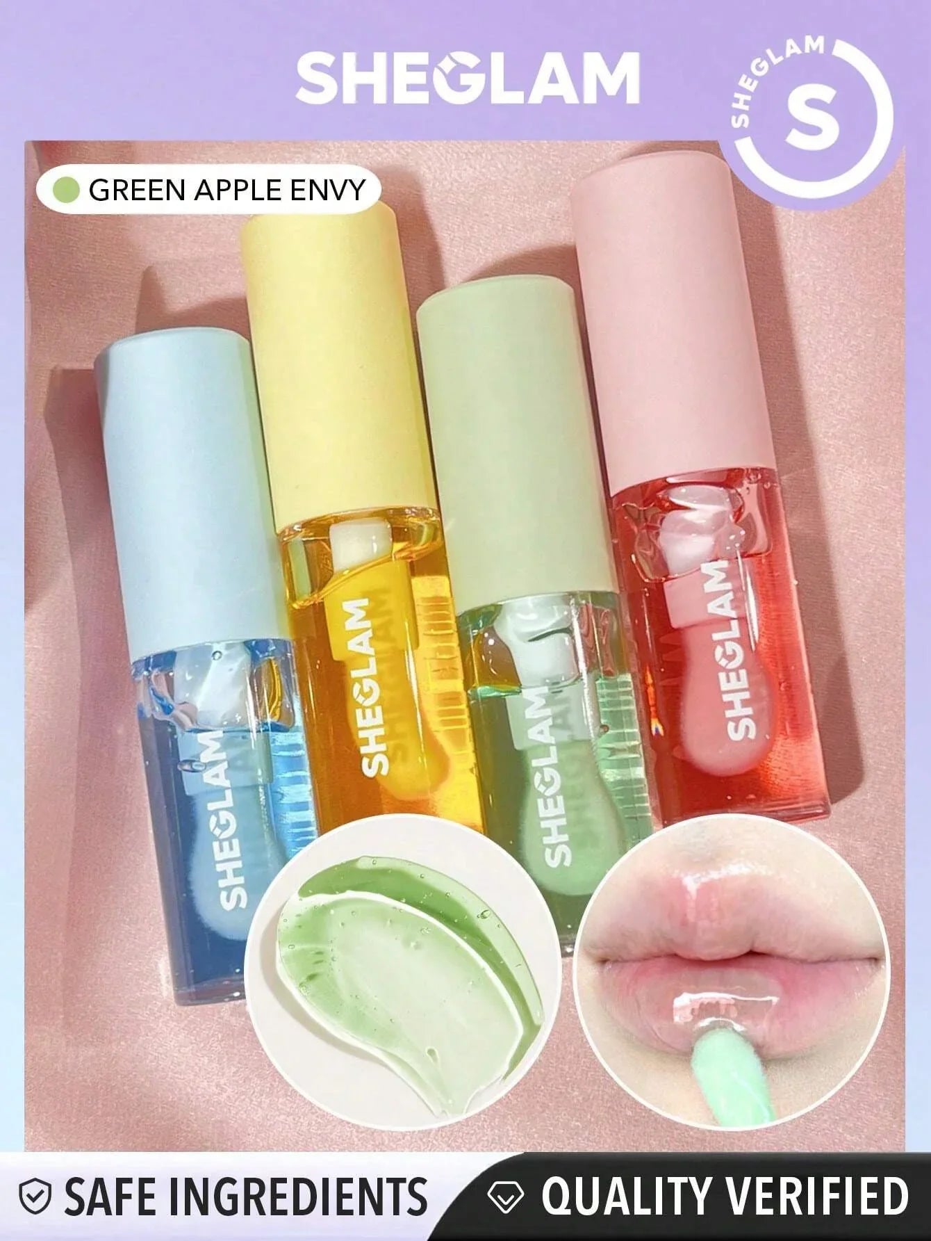 SHEGLAM – Jelly Wow Hydrating Lip Oil | Set of 5 💄✨