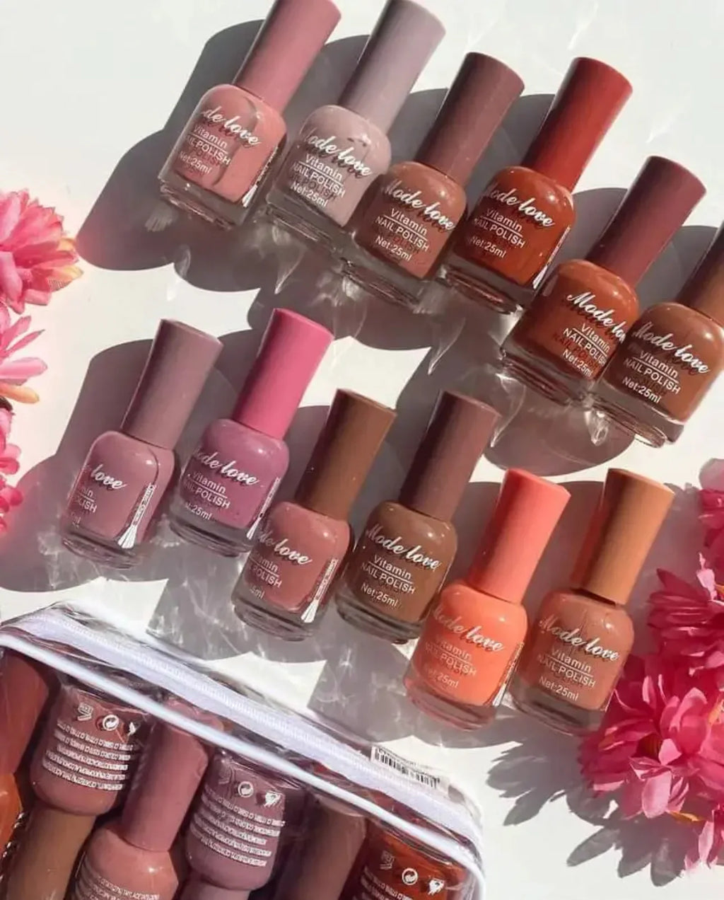 Nude Nail Polish Pack Of 12pcs Deal