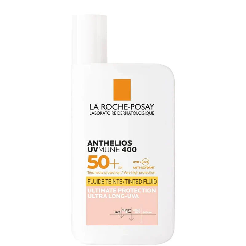 La Roche Posay Anthelios Uvmune 400 Invisible Tinted Fluid SPF 50+ Sunscreen, 50ml