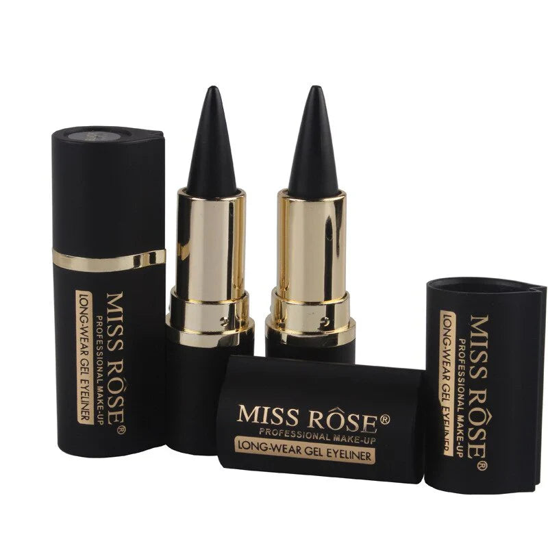 Miss Rose Gel Eyeliner Kajal Stick black white