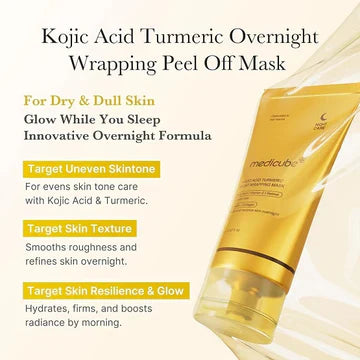 MEDICUBE - Kojic Acid Turmeric Night Wrapping Mask - 75ml