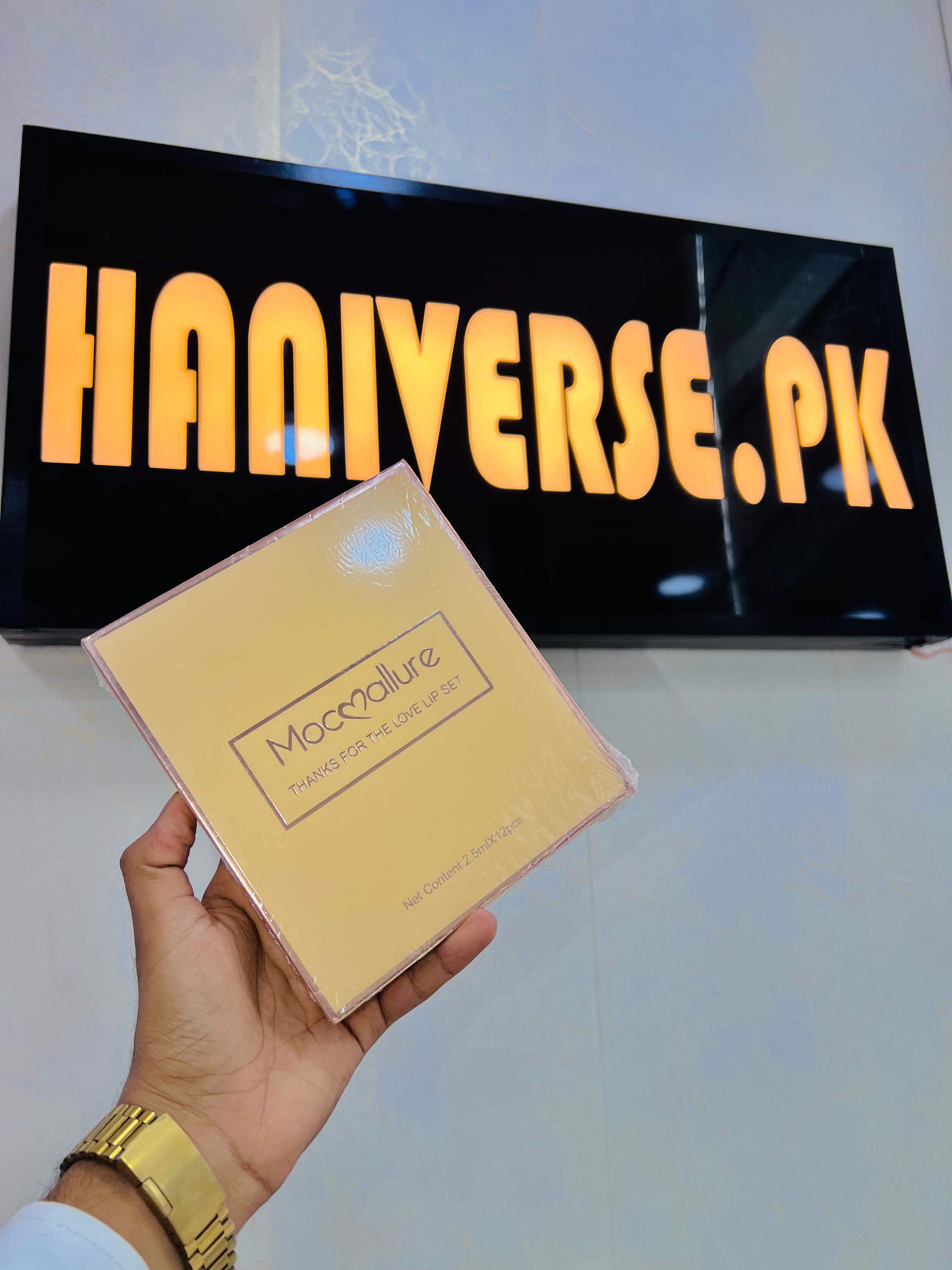 Mocallure - 12 Pc Transparent Lip Gloss Set