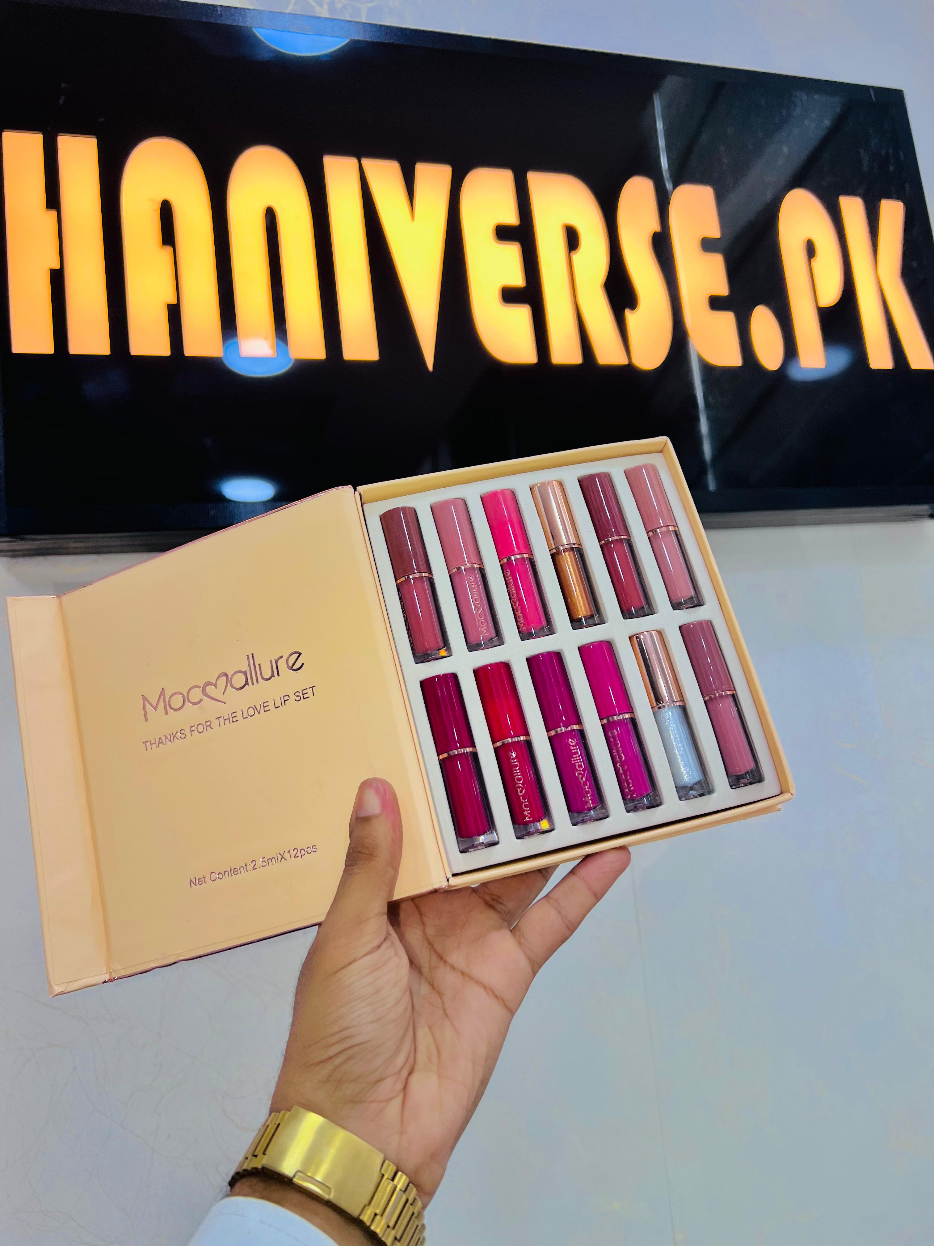 Mocallure - 12 Pc Transparent Lip Gloss Set