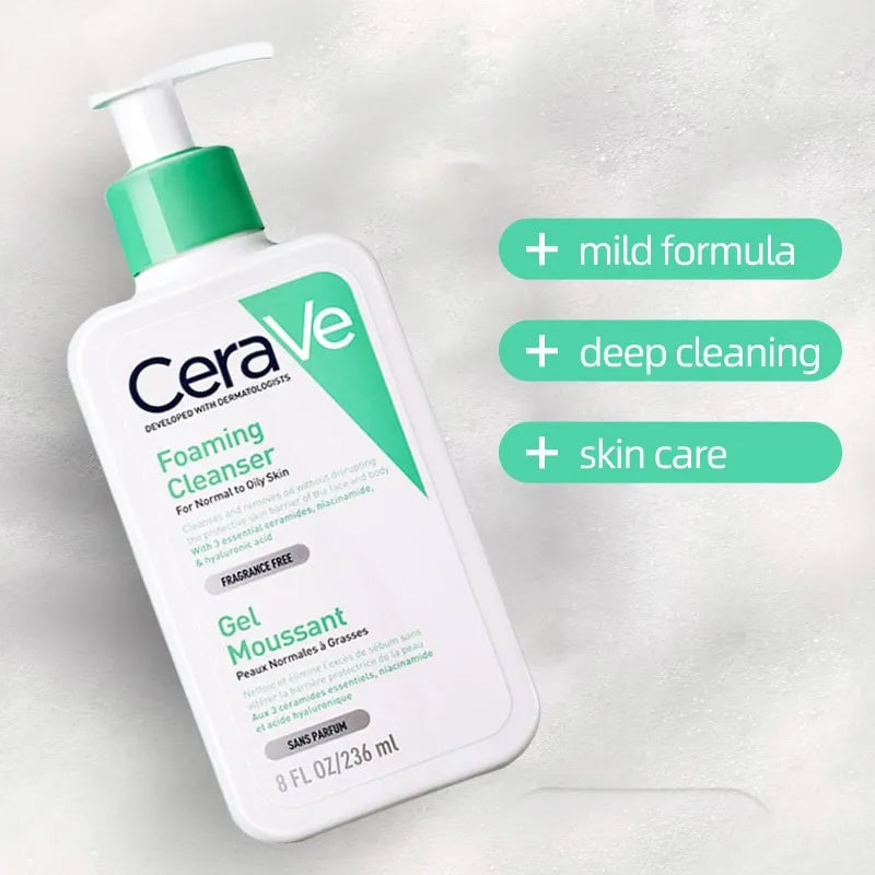 Cerave Foaming Cleanser For Normal To Oily Skin 236Ml