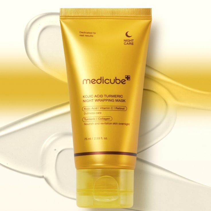 MEDICUBE - Kojic Acid Turmeric Night Wrapping Mask - 75ml