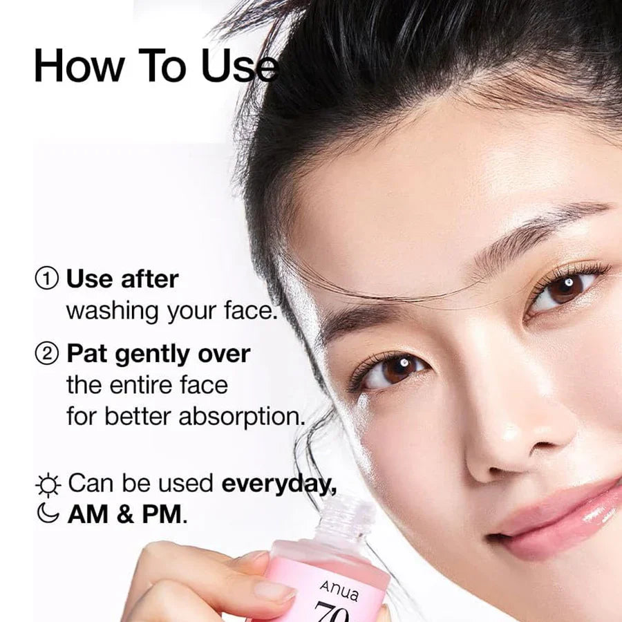 Anua Peach 70 Niacin Serum 10ml and 30ml