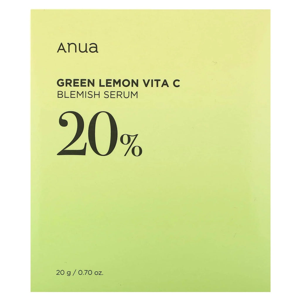 Anua Green Lemon Vita C Blemish Serum 20%, 0.70 fl oz (20 g)