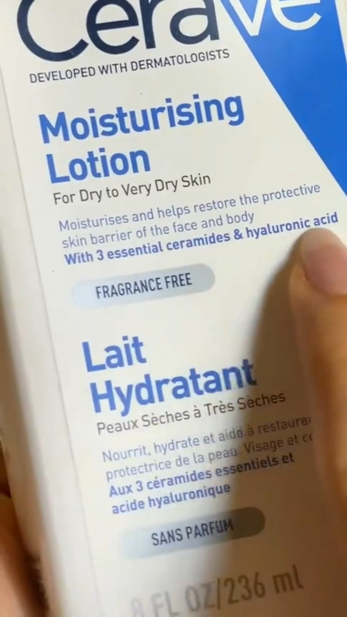 CeraVe Moisturising Lotion 236ml/8oz 100%